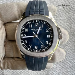 Patek Philippe Aquanaut White Gold Blue Dial 42mm Men’s Watch – 5168G Complete