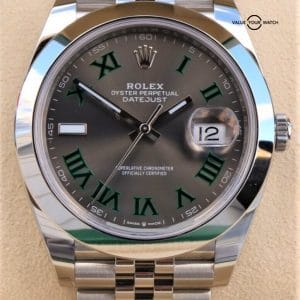 Rolex Datejust 41 126300 Wimbledon Dial 2022 NIB BOXES/PAPERS