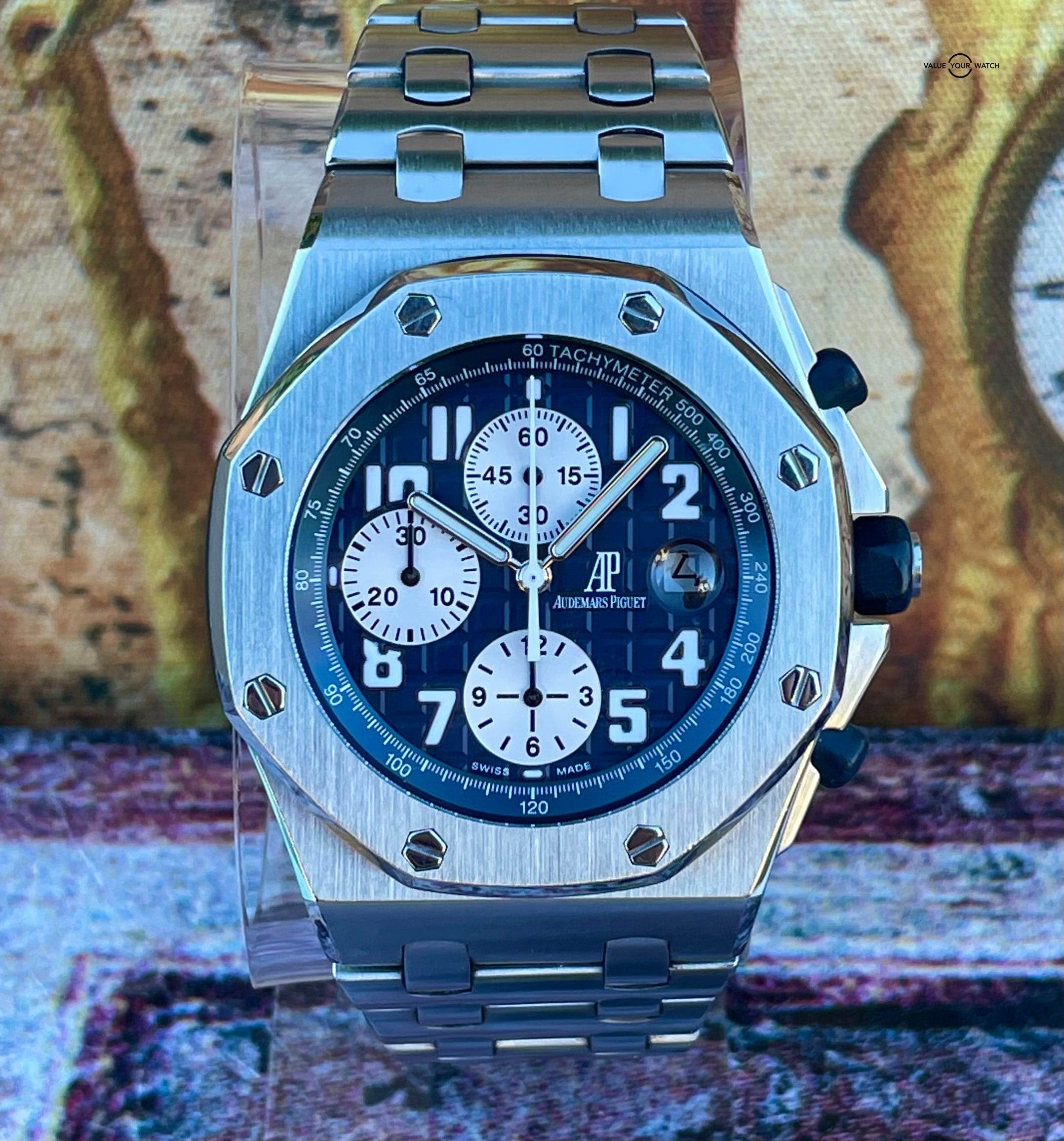 Audemars piguet royal shop oak offshore blue dial