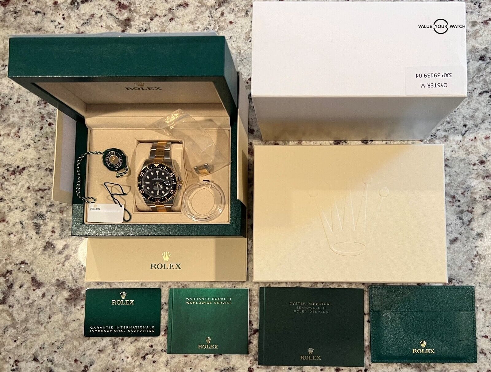 Rolex Sea-Dweller 126603 43mm 18K Two Tone Yellow Gold Black Dial 2021 B&P! - Image 14