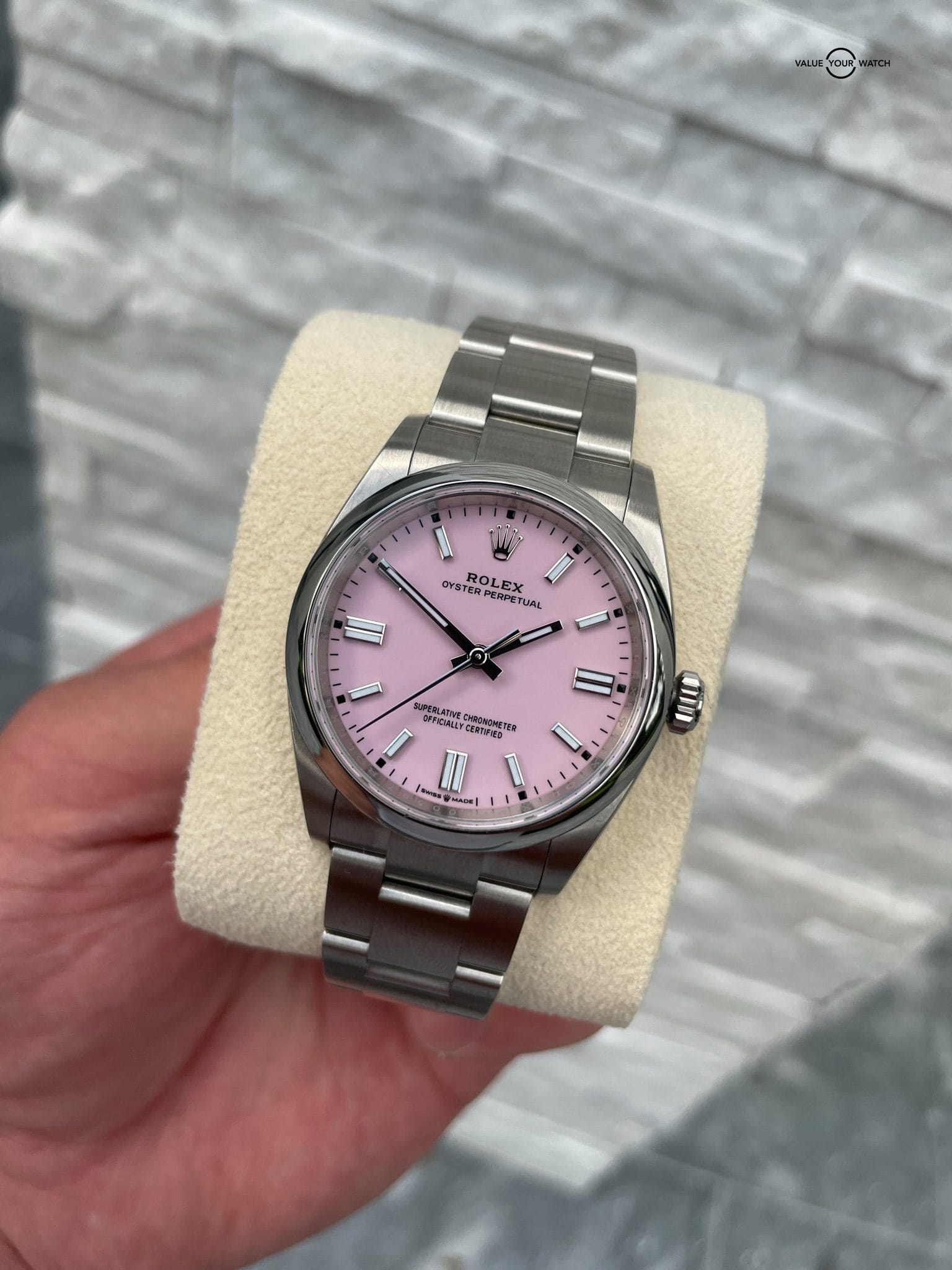 Rolex 2022 Oyster Perpetual 36mm Candy Pink 126000 - Image 2