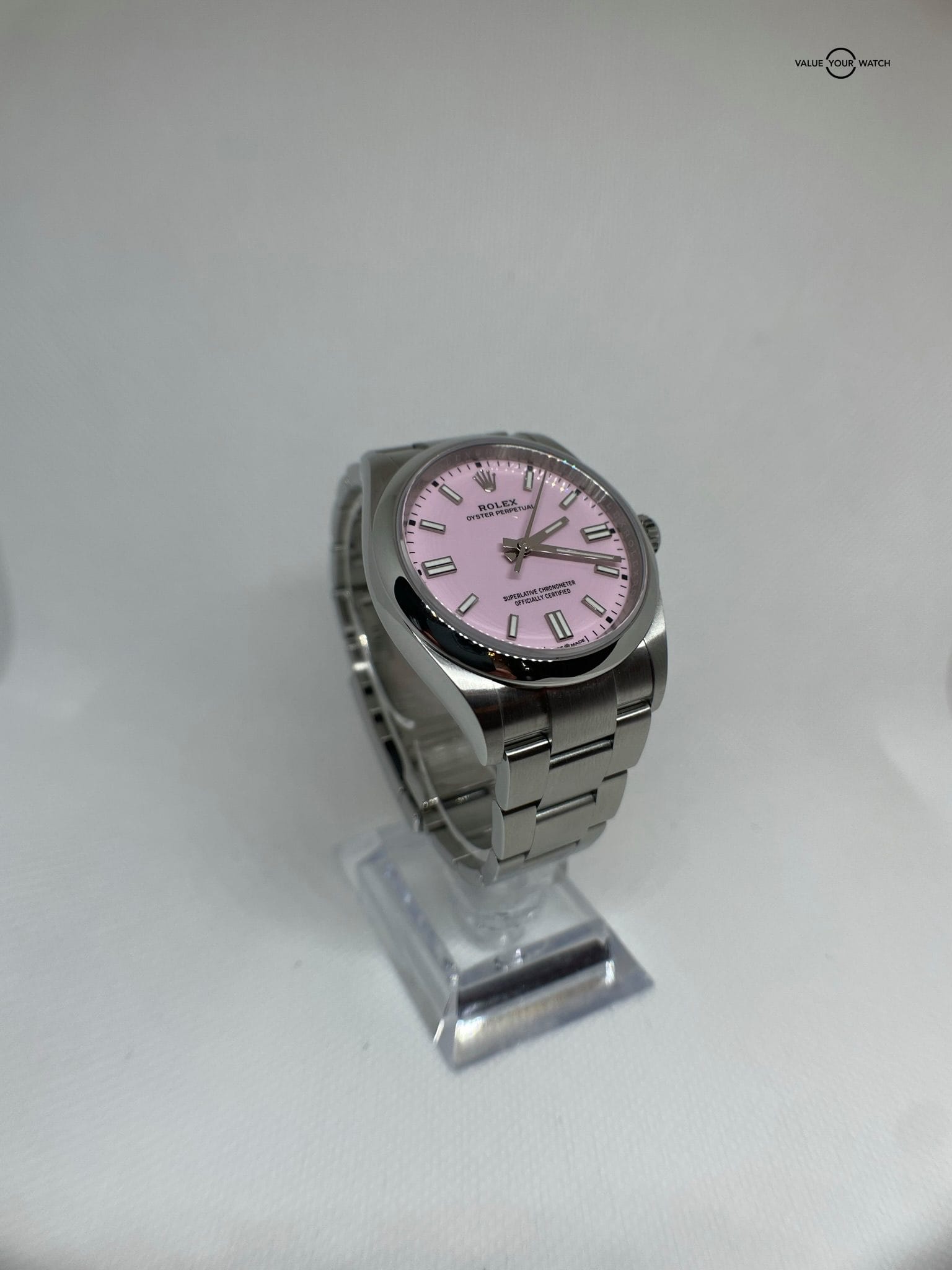 Rolex 2022 Oyster Perpetual 36mm Candy Pink 126000 - Image 8