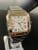 2022 NEW CartierSantos 35mm Medium Silver & 18k Gold Watch W2SA0007