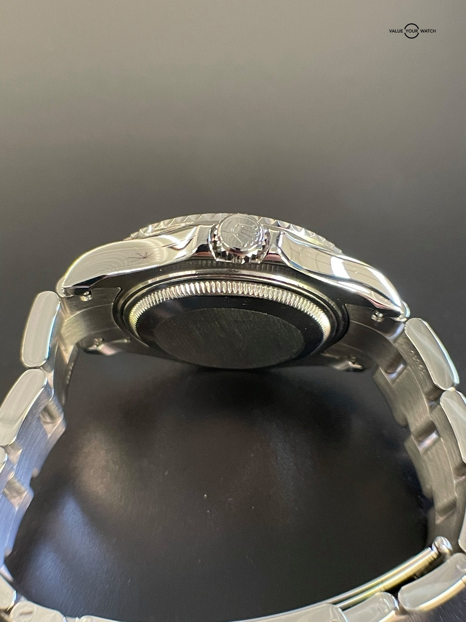 Rolex Yacht-Master Steel & Platinum Silver Dial 35mm Watch Y 168622 - Image 5