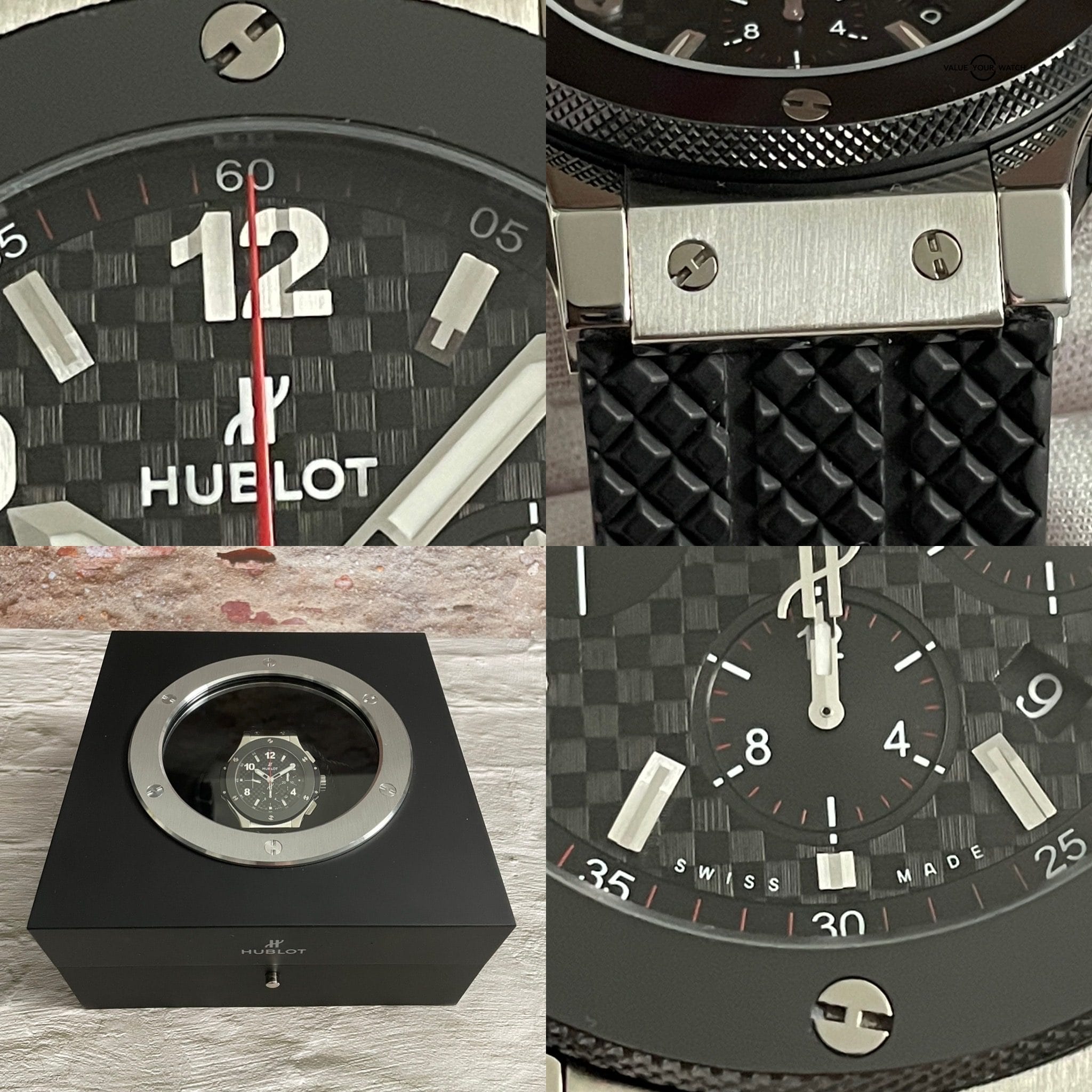 Hublot Big Bang Original Steel Ceramic Chronograph 44mm – 301.SB.131.RX – 2019 Full Set! - Image 7