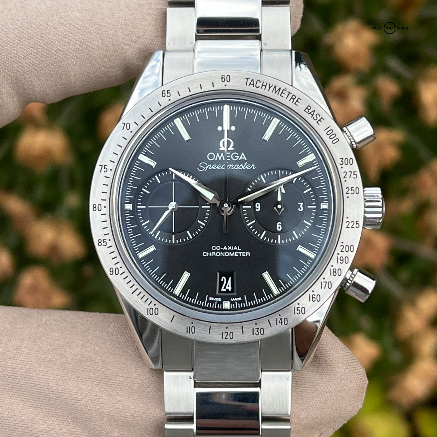 Omega Speedmaster ‘57 Co-Axial Chronometer Chronograph Black Dial $9K MSRP!!