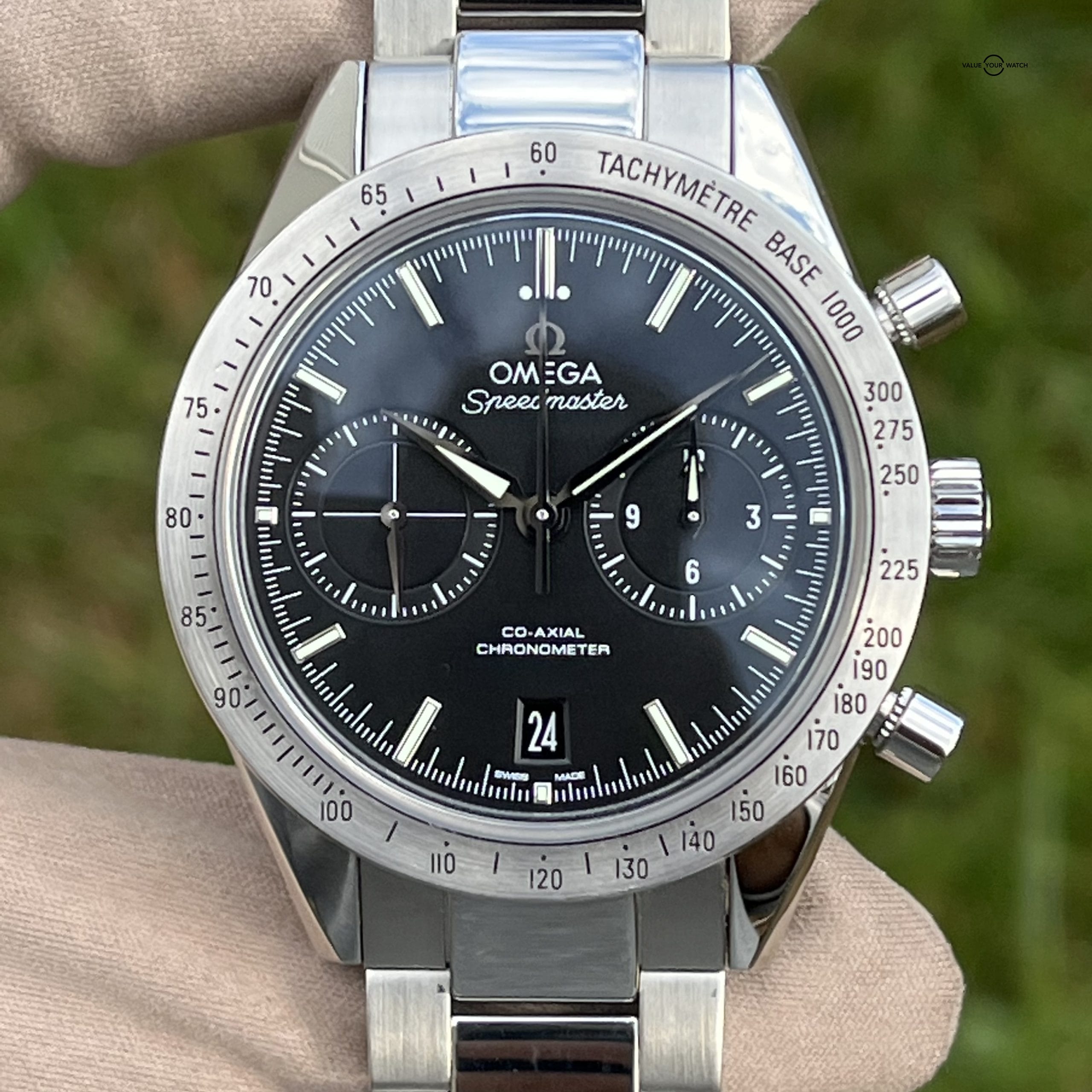Omega Speedmaster ‘57 Co-Axial Chronometer Chronograph Black Dial $9K MSRP!! - Image 2