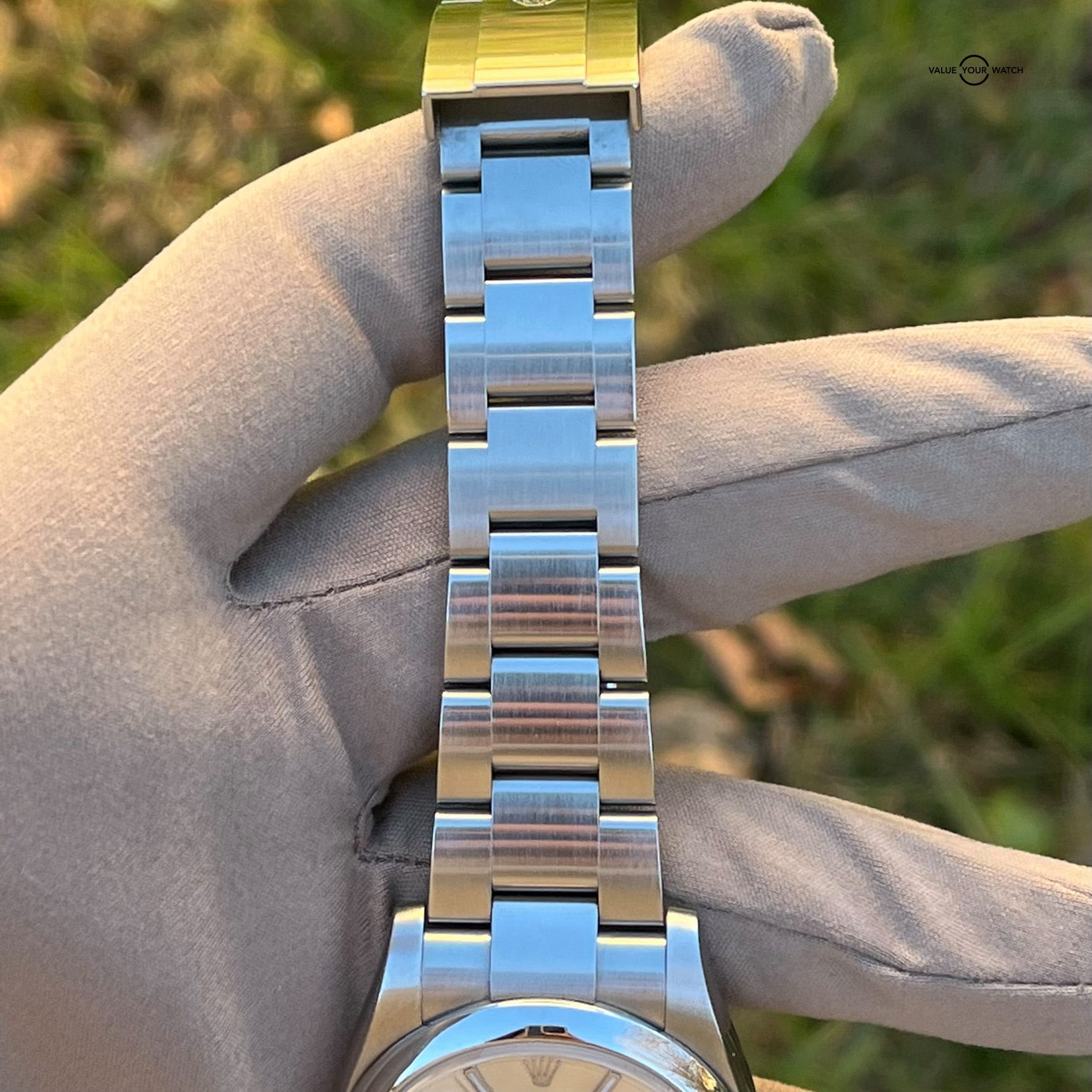 Rolex Oyster Perpetual 116000 Silver Dial w/2020 Warranty Card - Image 5