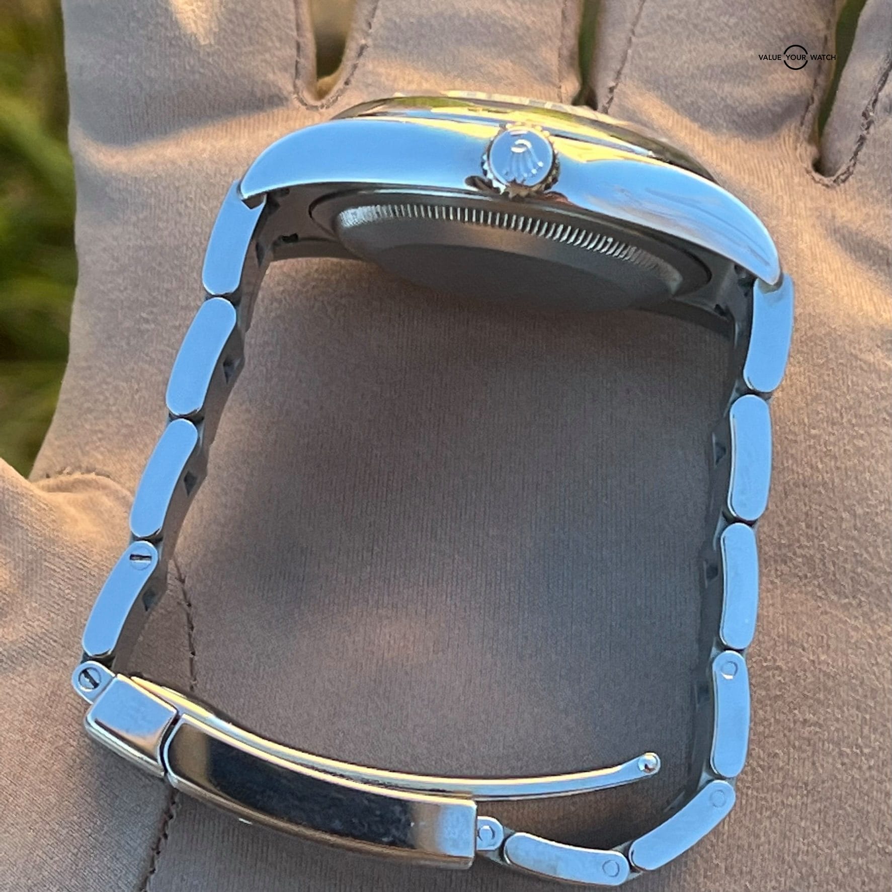 Rolex Oyster Perpetual 116000 Silver Dial w/2020 Warranty Card - Image 9