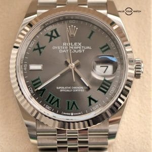Rolex Datejust 36mm 126234 Wimbledon Jubilee Fluted NIB 2022 BOXES/PAPERS