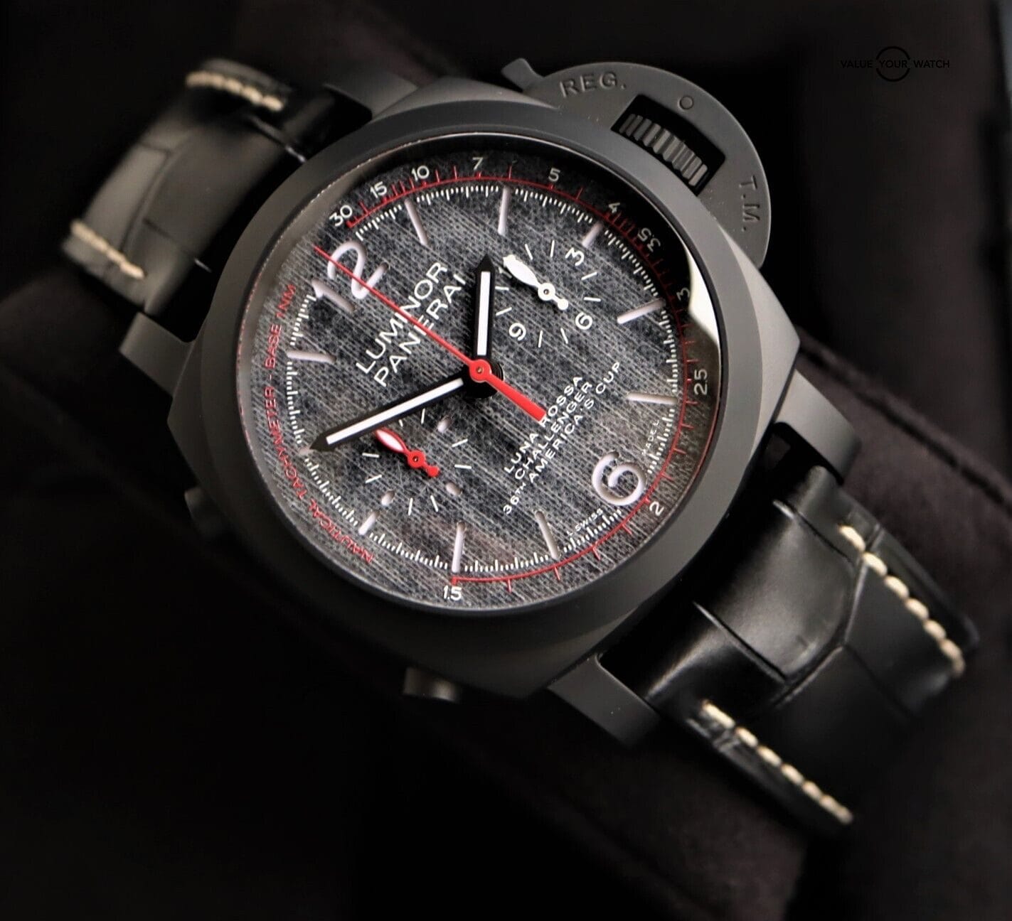 Panerai Luminor Luna Rossa Chrono Flyback 44mm PAM01037 2019 BOXES/PAPERS - Image 6