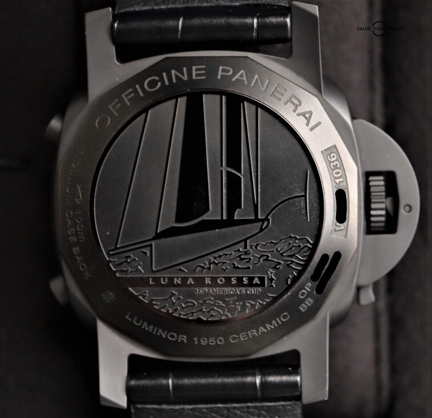 Panerai Luminor Luna Rossa Chrono Flyback 44mm PAM01037 2019 BOXES/PAPERS - Image 8