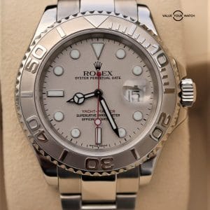 Rolex Yacht-Master 16622 40mm Stainless Steel Platinum Bezel