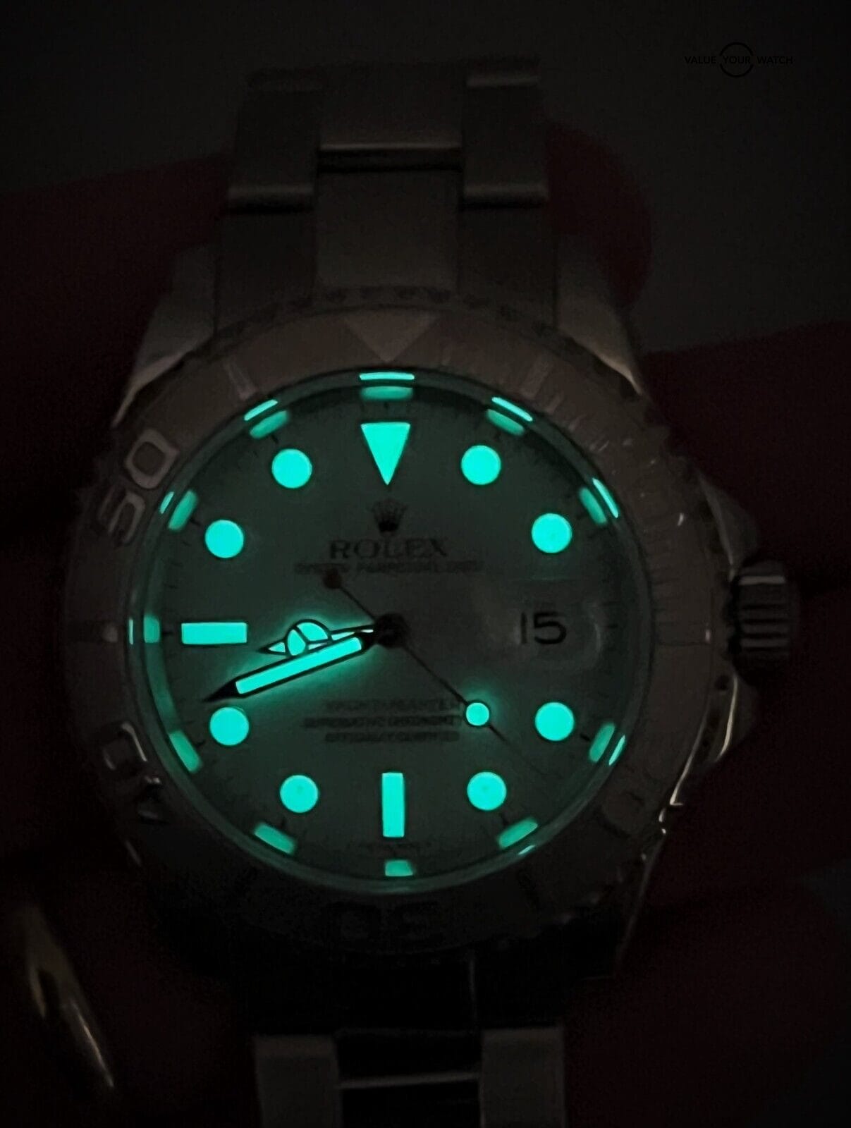 Rolex Yacht-Master 16622 40mm Stainless Steel Platinum Bezel - Image 9