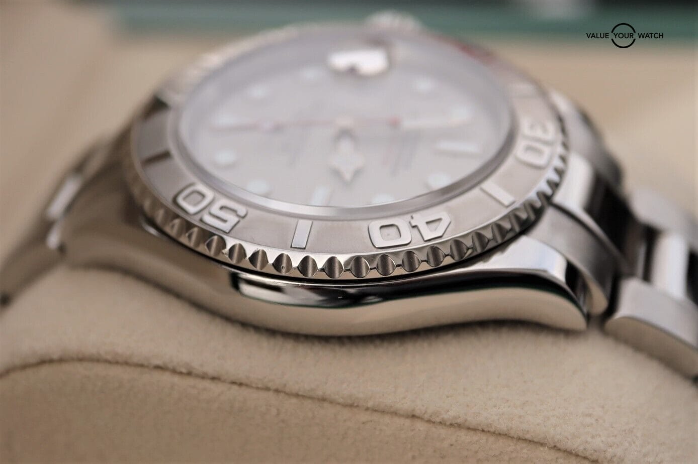 Rolex Yacht-Master 16622 40mm Stainless Steel Platinum Bezel - Image 12