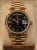 Rolex President Day-Date 18038 36mm 18K Yellow Gold Black Pyramid Dial!