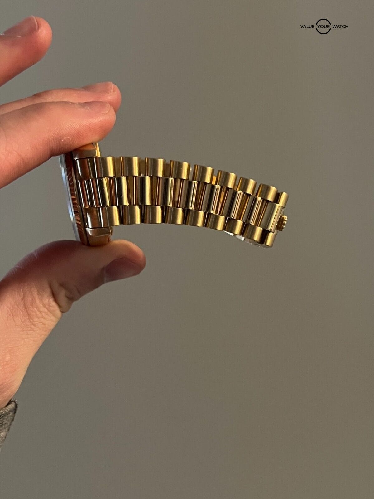 Rolex President Day-Date 18038 36mm 18K Yellow Gold Black Pyramid Dial! - Image 6