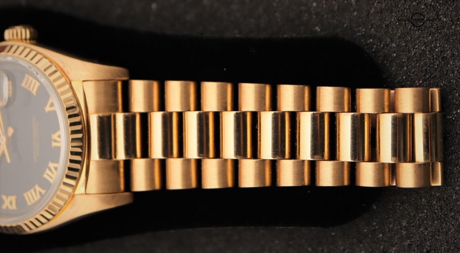 Rolex President Day-Date 18038 36mm 18K Yellow Gold Black Pyramid Dial! - Image 14