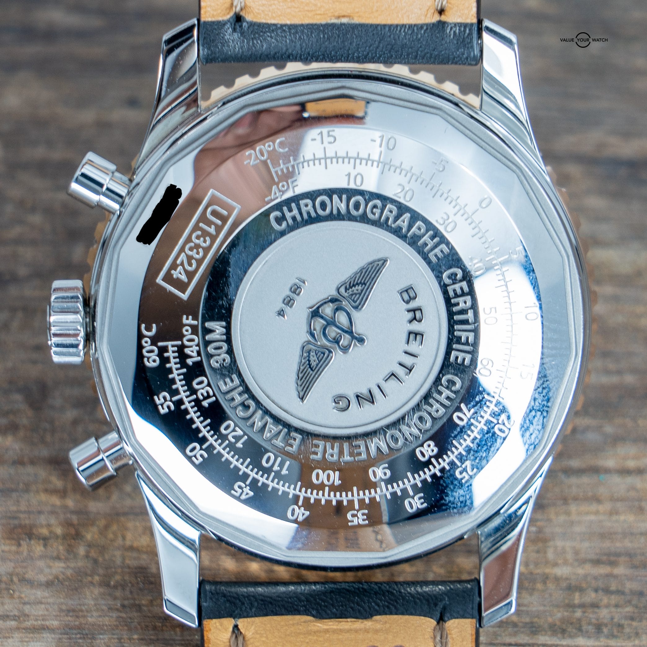 Breitling Navitimer 1 Chronograph 41mm Black Dial Steel & Rose Gold Men's Watch - Image 6