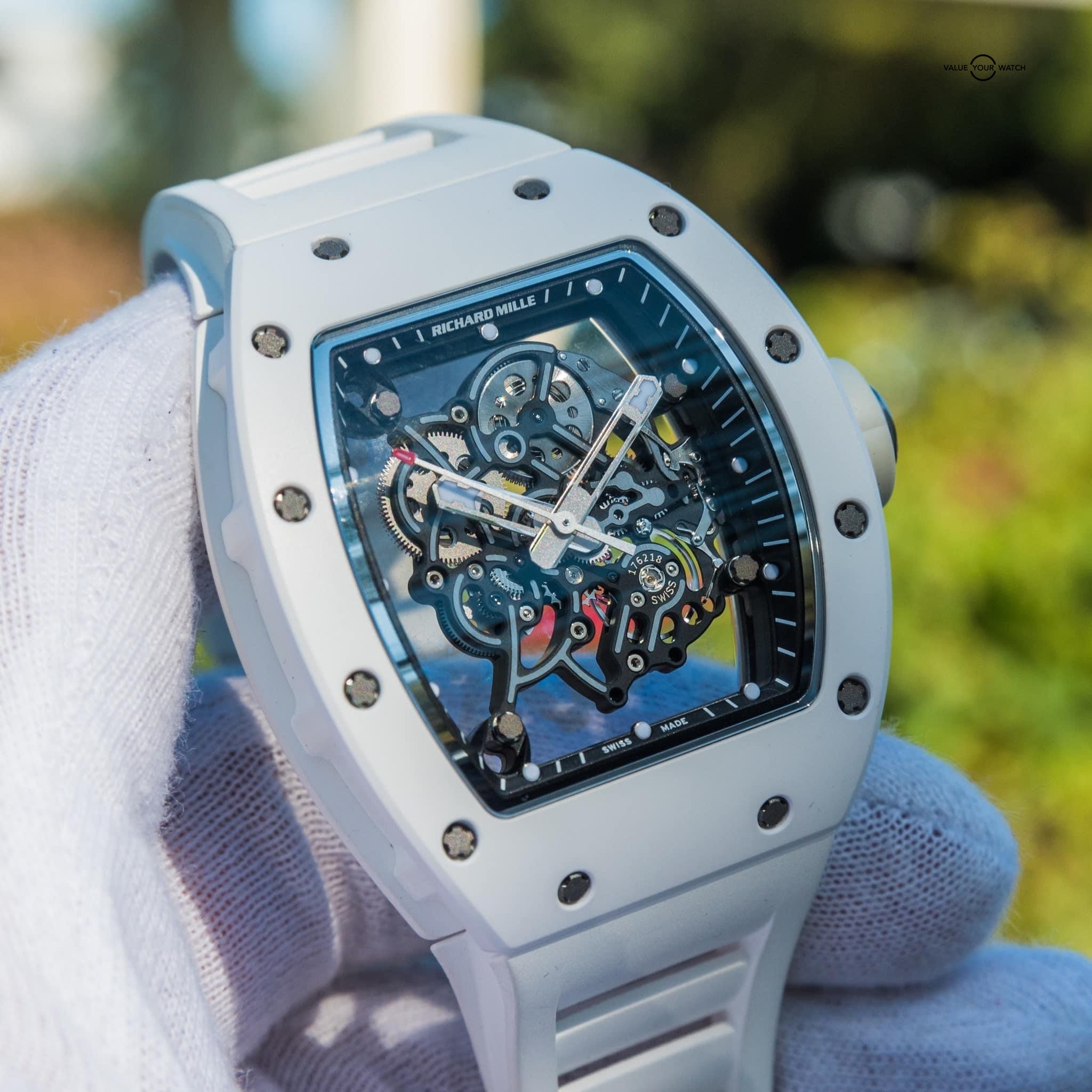 Richard Mille RM055 Bubba Watson White Ceramic Complete Set - Image 10