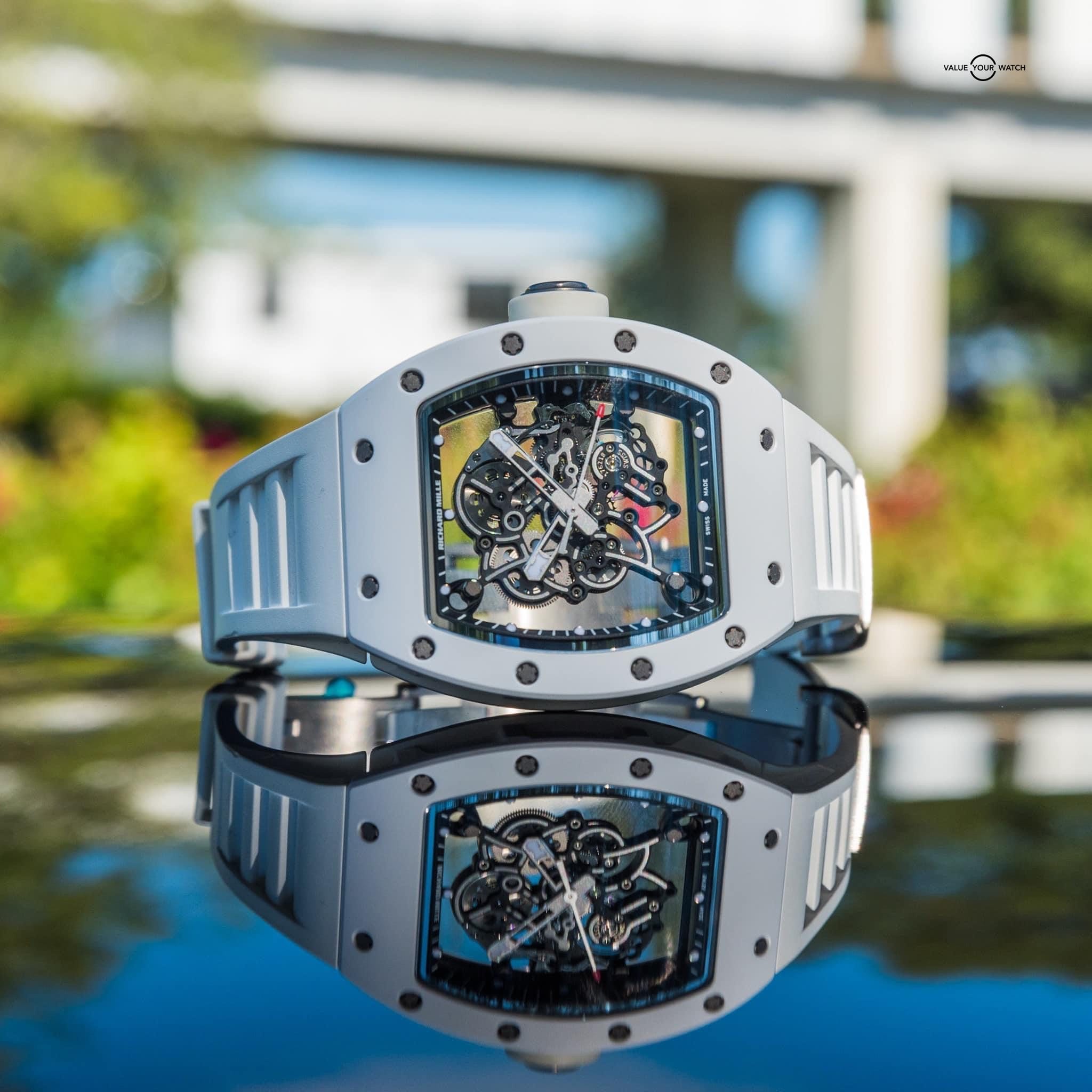 Richard Mille RM055 Bubba Watson White Ceramic Complete Set - Image 6