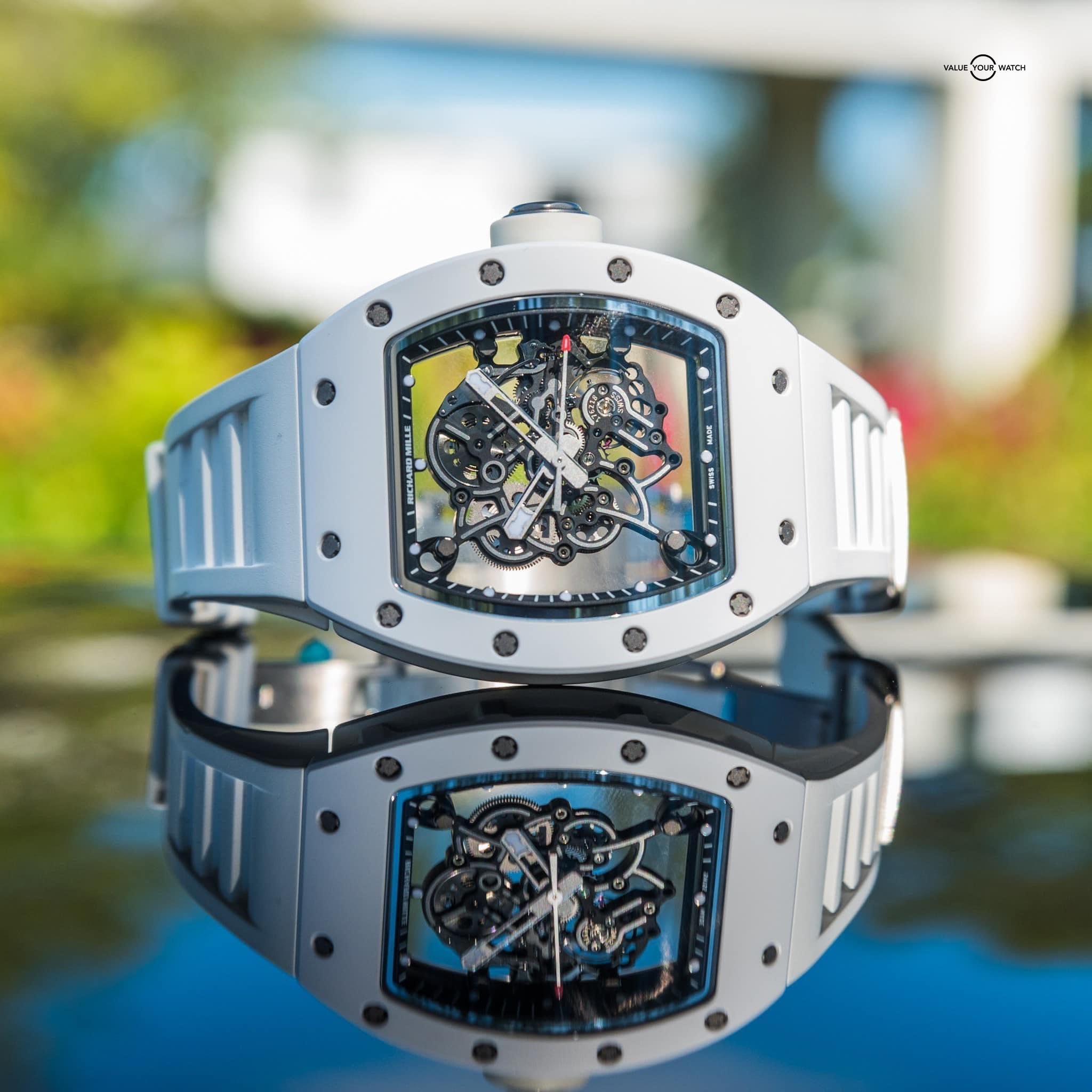 Richard Mille RM055 Bubba Watson White Ceramic Complete Set