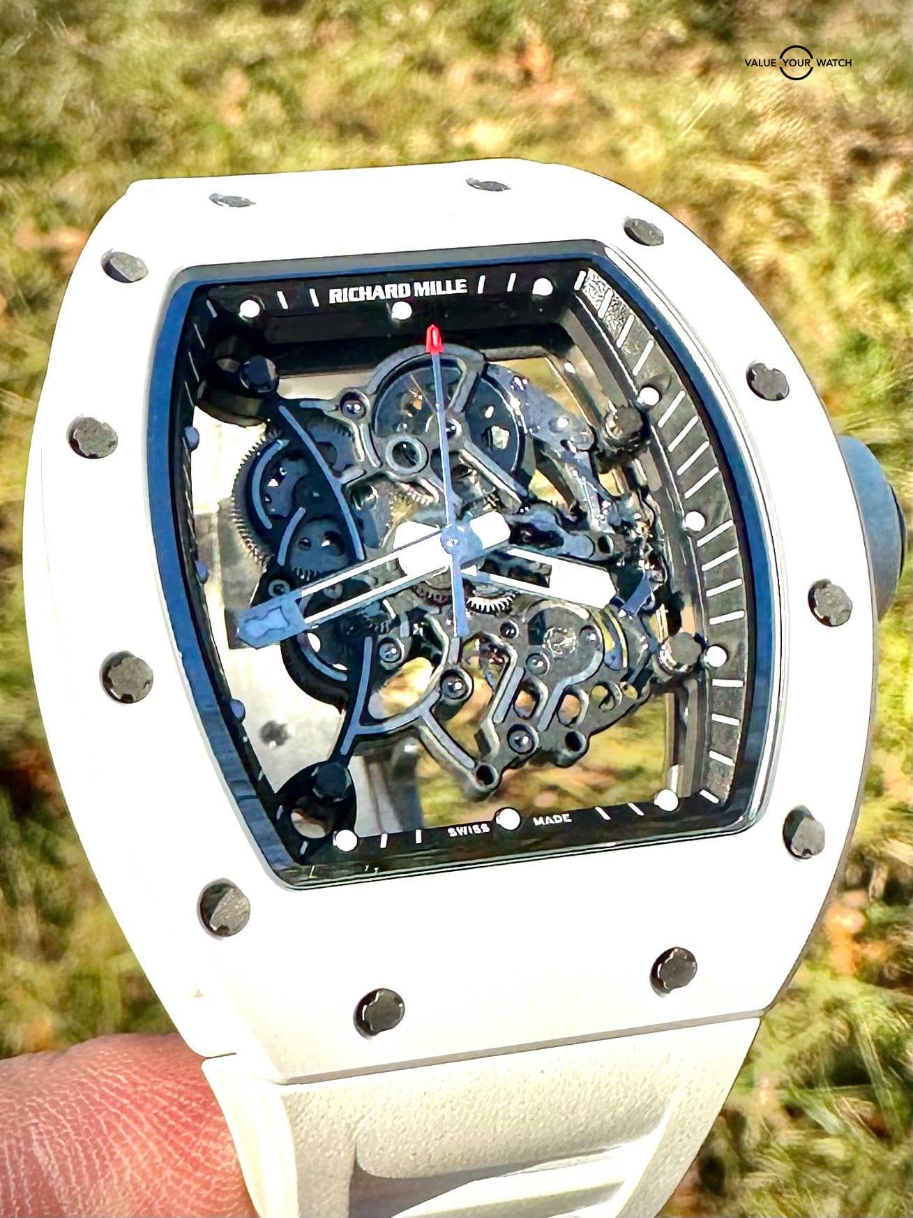 All white richard mille sale