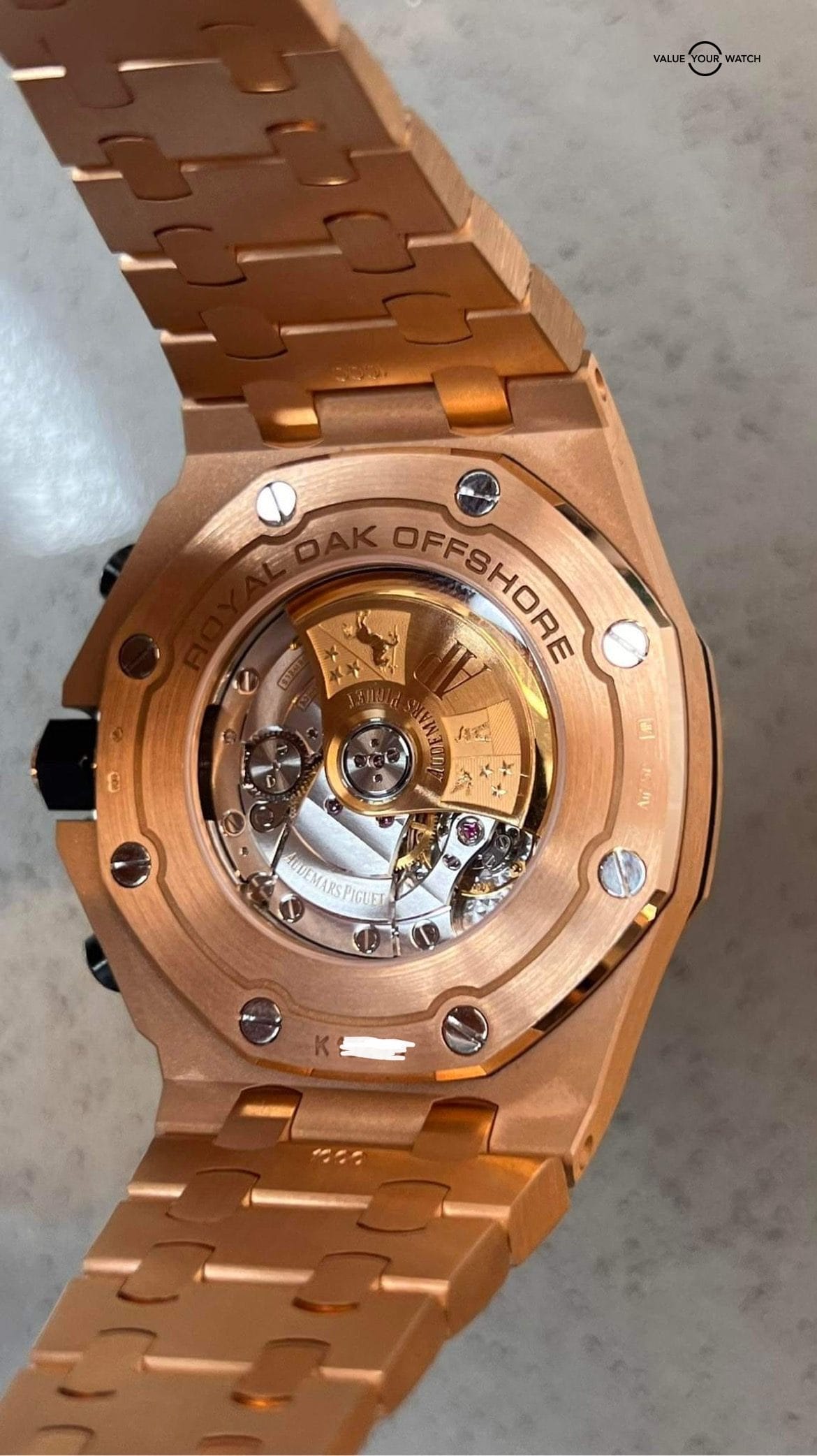 Audemars Piguet Royal Oak Offshore “Brick” Rose Gold 42mm Grey Ruthenium Dial 264700R.00.1000OR.02 - Image 2