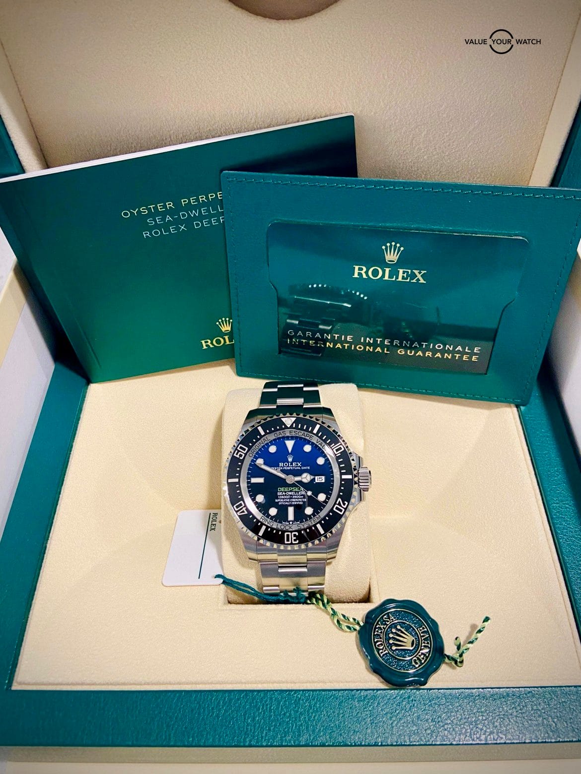 Rolex Sea-Dweller Deepsea James Cameron Blue Stainless 44mm 126660 2022 NEW Complete - Image 6