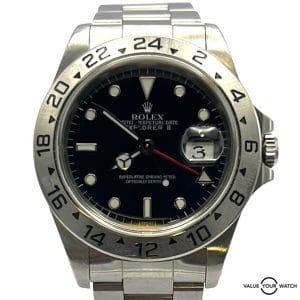 Rolex Explorer II Men's Black Watch - 16570