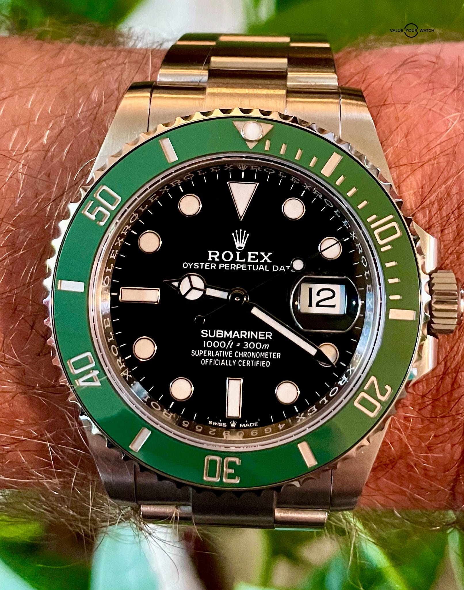 2022 PAPERS Rolex Submariner 41mm Kermit Starbucks Green Black - 126610LV - MINT - Image 2