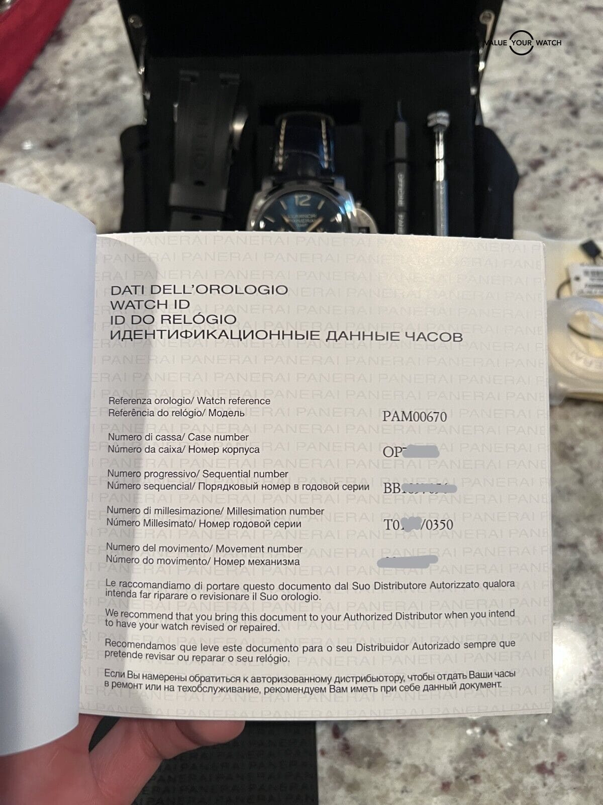 Panerai Luminor Luna Equation of Time 47mm PAM00670 2017 BOXES/PAPERS - Image 9