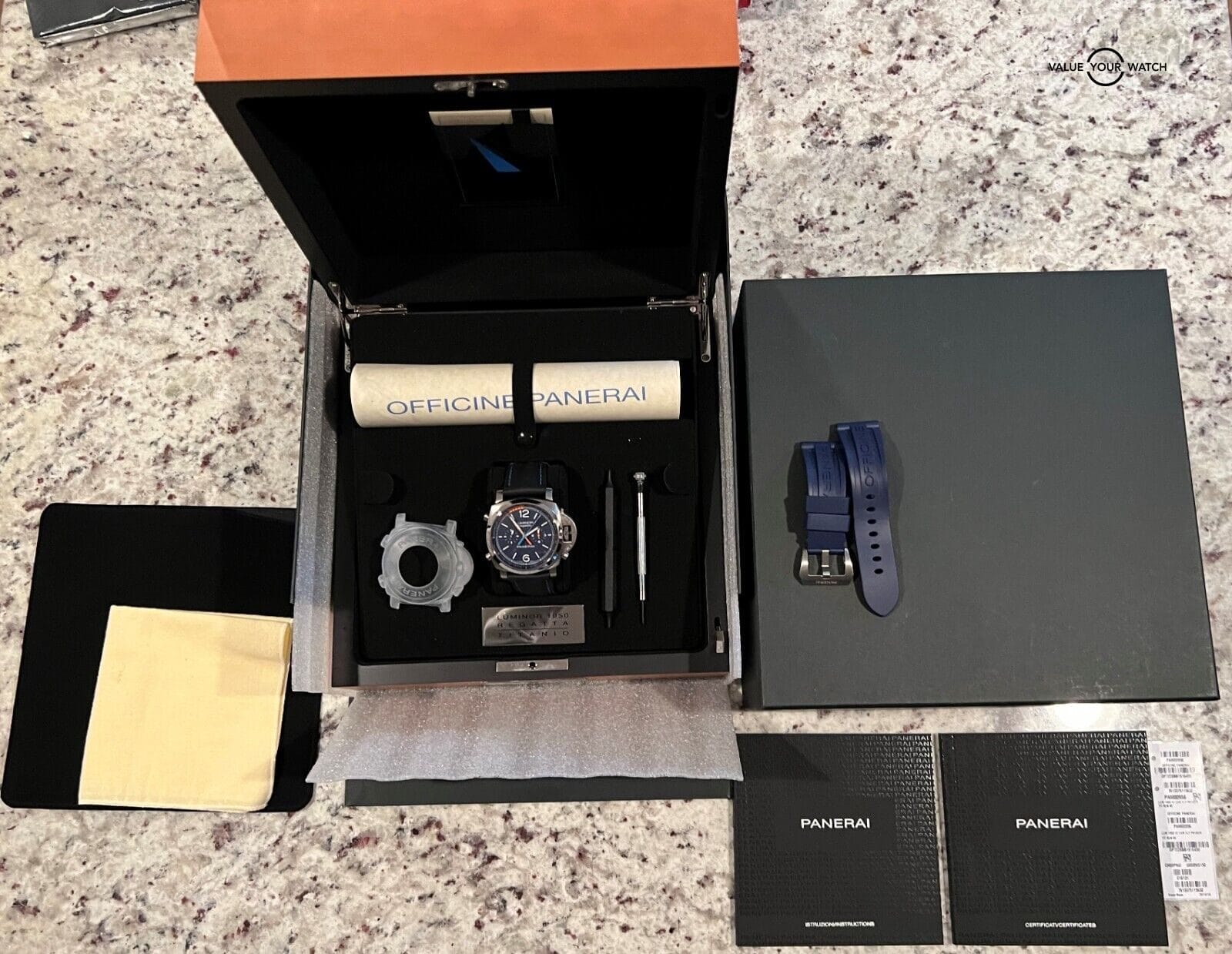 Panerai Luminor Regatta Transat Classique 47mm PAM00956 2019 BOXES/PAPERS - Image 15