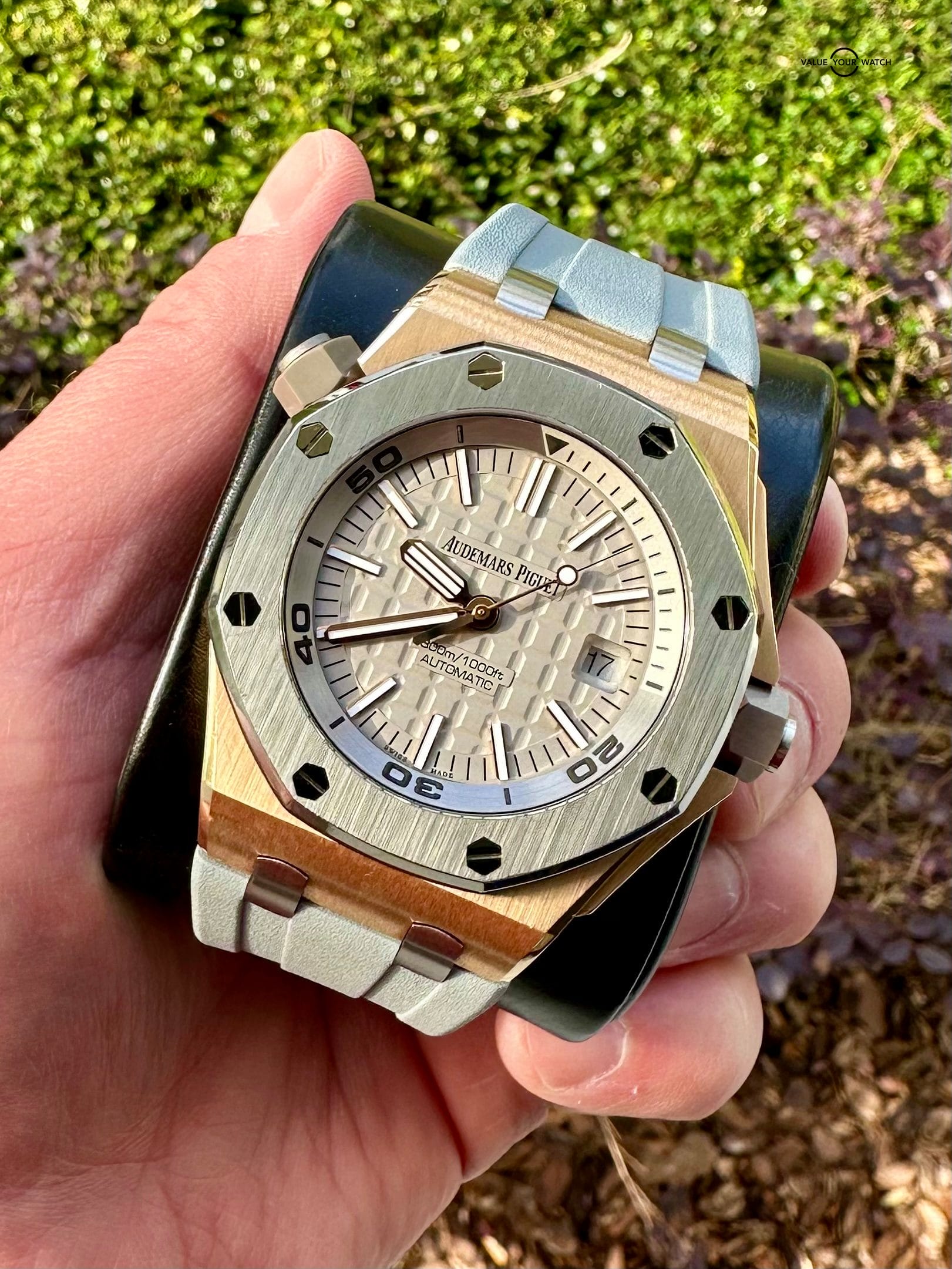 Audemars Piguet Royal Oak Offshore Grey Japan Diver Limited Edition 15711OI.OO.A006CA.01 Rose Gold - Image 8