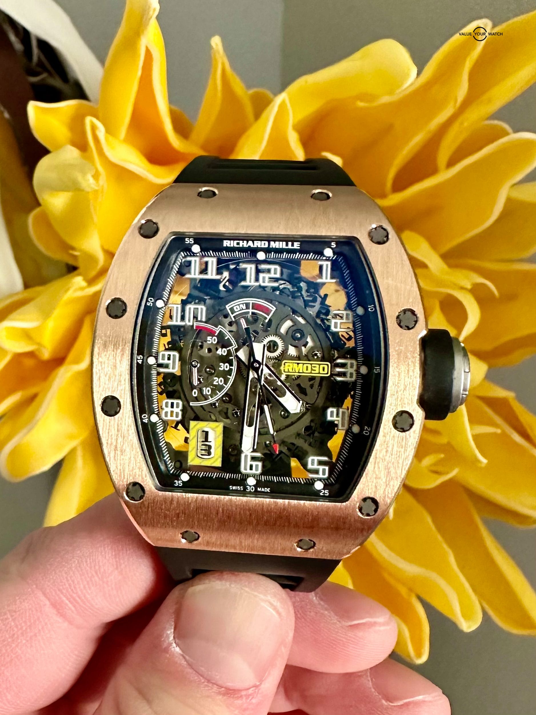 Richard Mille RM030 Rose Gold complete with Papers MINT Condition - RM30 RM 030