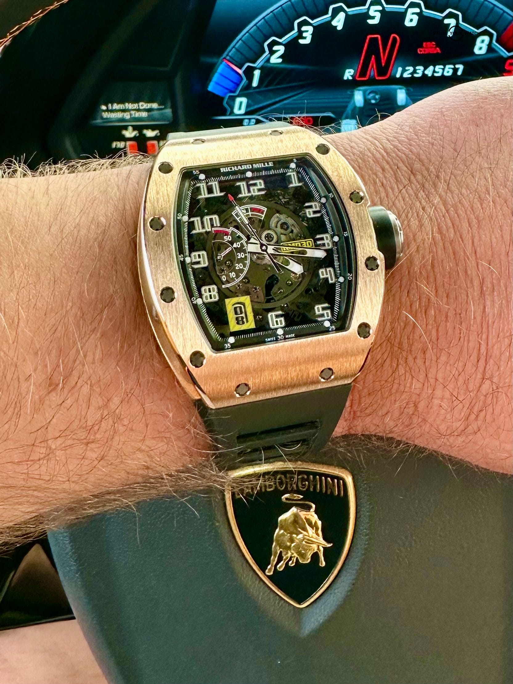 Richard mille rm 030 rose gold sale