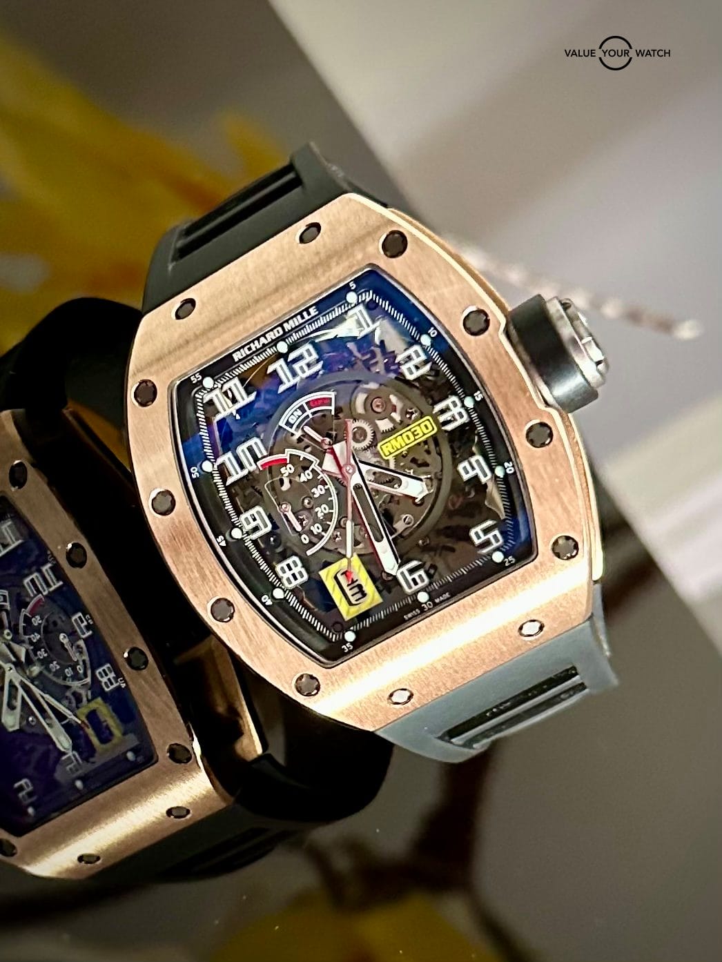 Richard Mille RM030 Rose Gold complete with Papers MINT Condition - RM30 RM 030 - Image 8