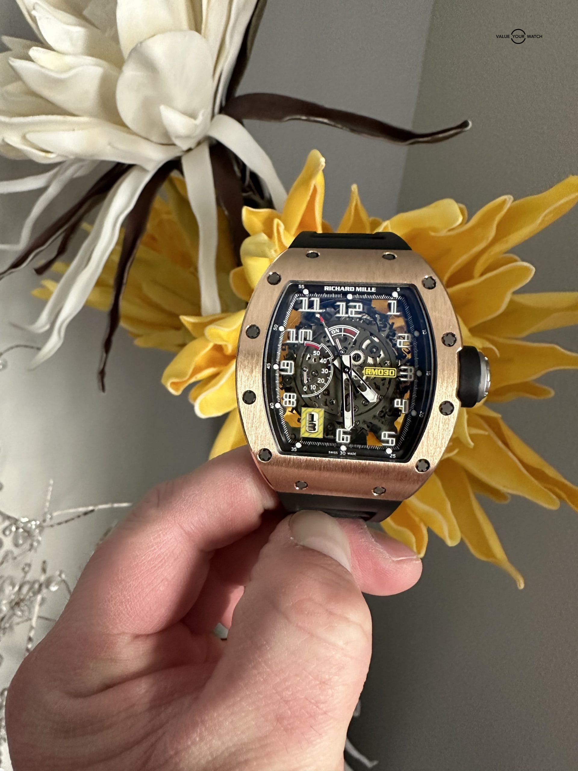 Richard Mille RM030 Rose Gold complete with Papers MINT Condition - RM30 RM 030 - Image 2