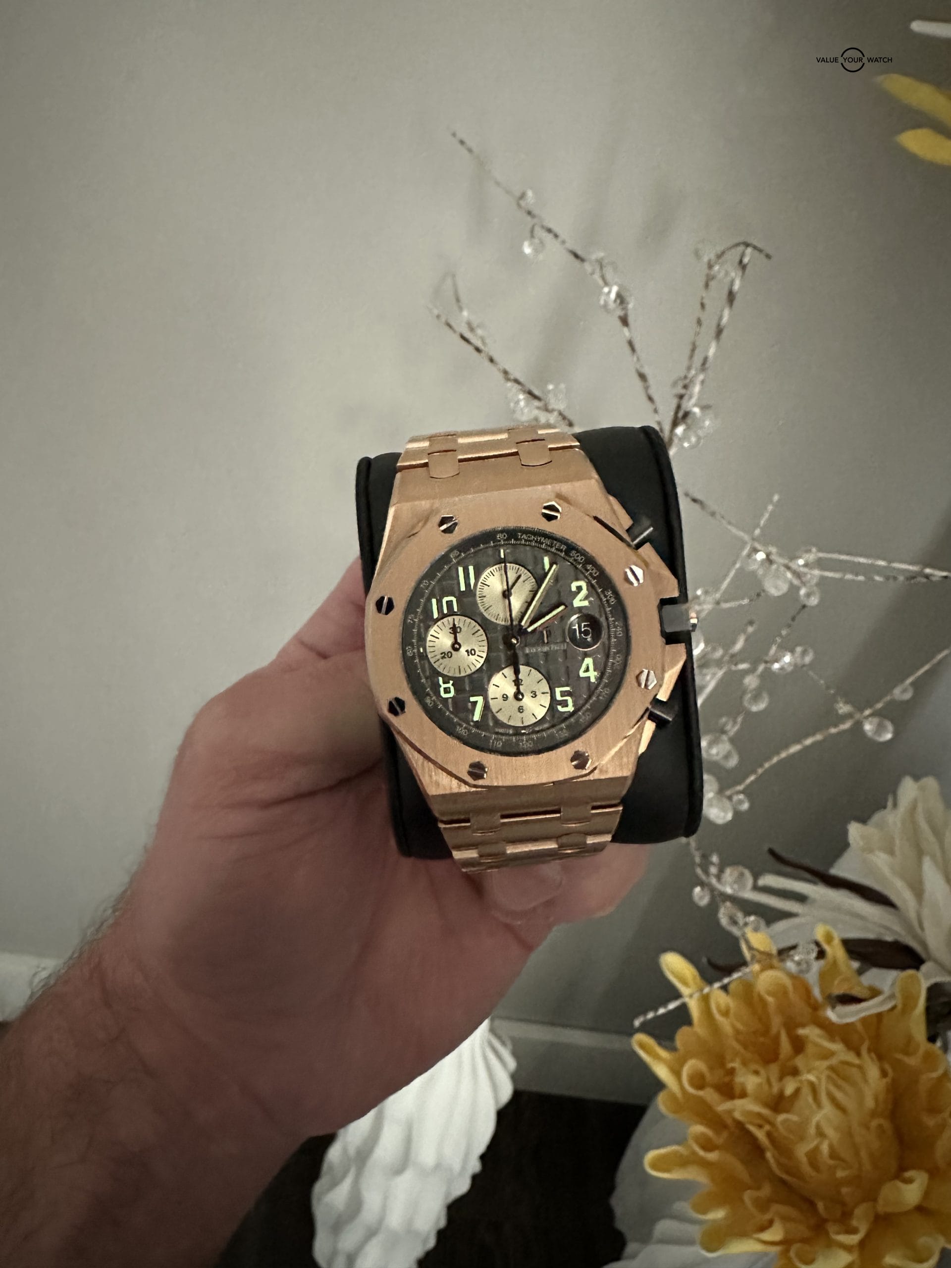 Audemars Piguet Royal Oak Offshore “Brick” Rose Gold 42mm Grey Ruthenium Dial 264700R.00.1000OR.02 - Image 6