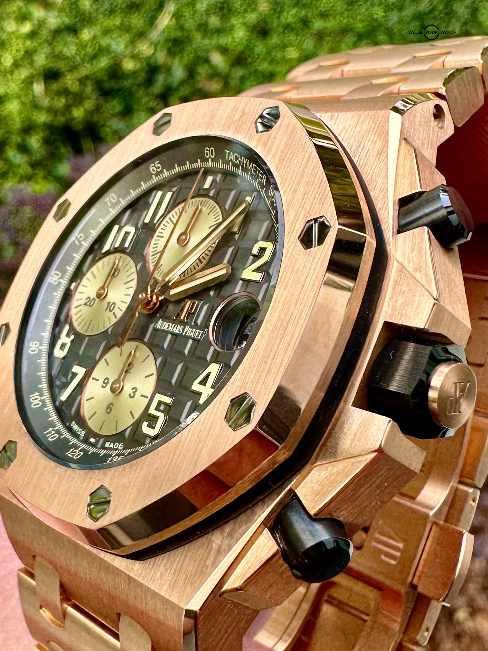 Audemars Piguet Royal Oak Offshore “Brick” Rose Gold 42mm Grey Ruthenium Dial 264700R.00.1000OR.02 - Image 8
