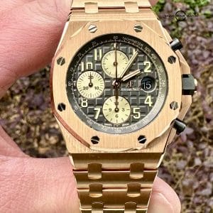 Audemars Piguet Royal Oak Offshore “Brick” Rose Gold 42mm Grey Ruthenium Dial 264700R.00.1000OR.02