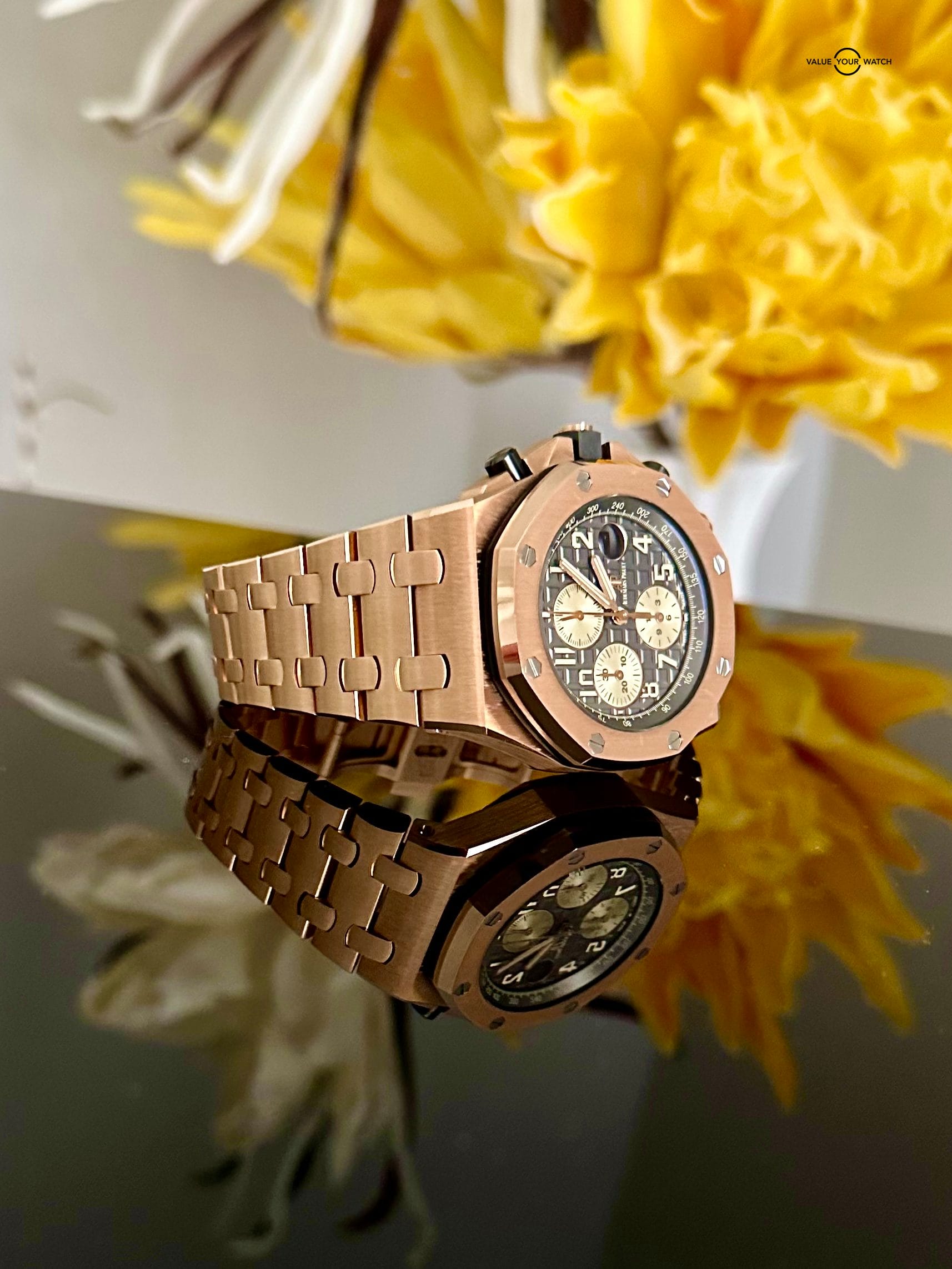 Audemars Piguet Royal Oak Offshore “Brick” Rose Gold 42mm Grey Ruthenium Dial 264700R.00.1000OR.02 - Image 16