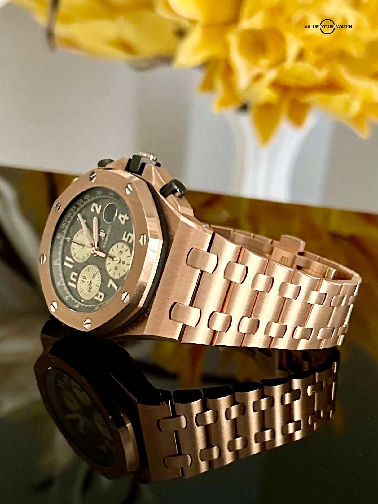 Audemars Piguet Royal Oak Offshore “Brick” Rose Gold 42mm Grey Ruthenium Dial 264700R.00.1000OR.02 - Image 17