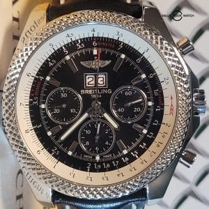 Breitling for Bentley A44364, Serviced, Box and papers, New leather strap and polished bracelet