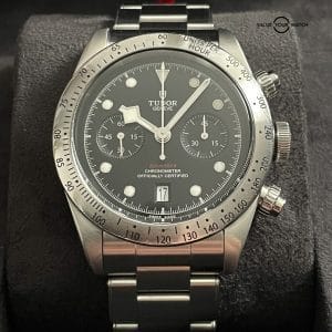 Tudor Heritage Black Bay Chrono Black 41mm – M79350 – 2020 Full Set Under Factory Warranty!