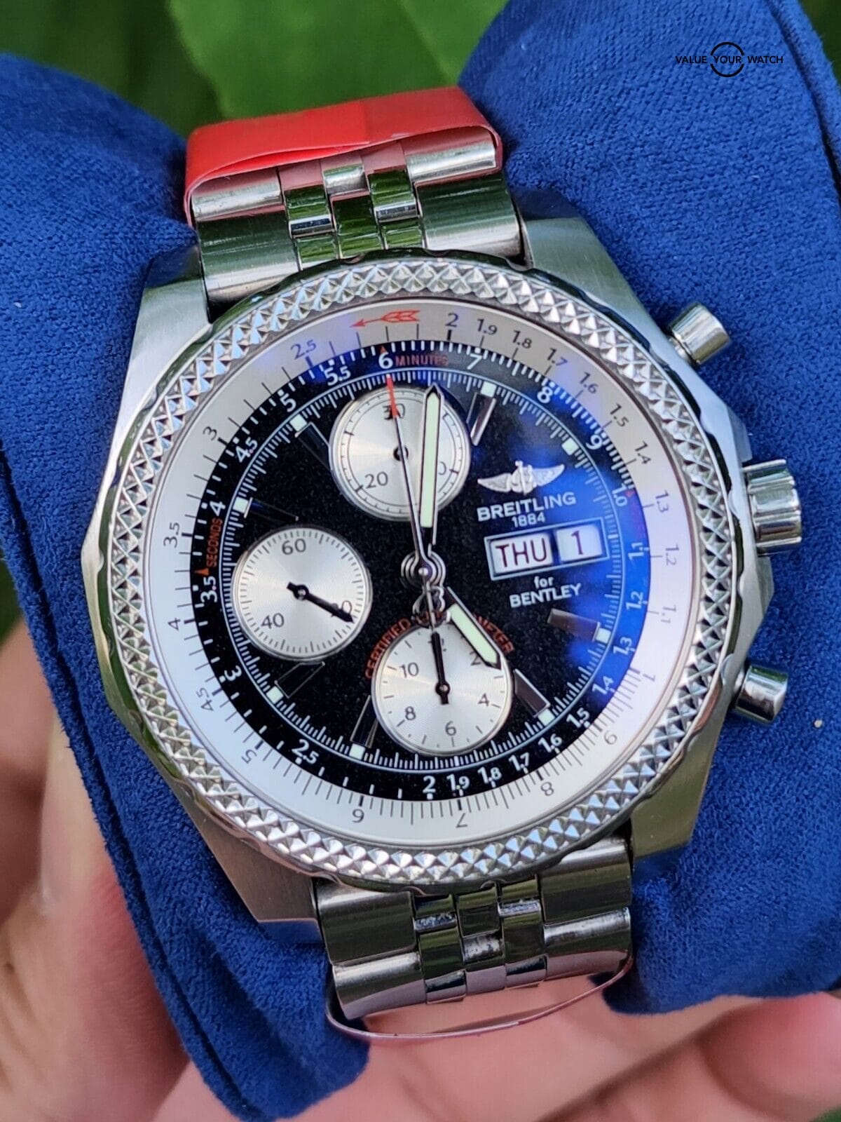 Breitling For Bentley Continental GT Blue Dial 44mm Watch-A13363