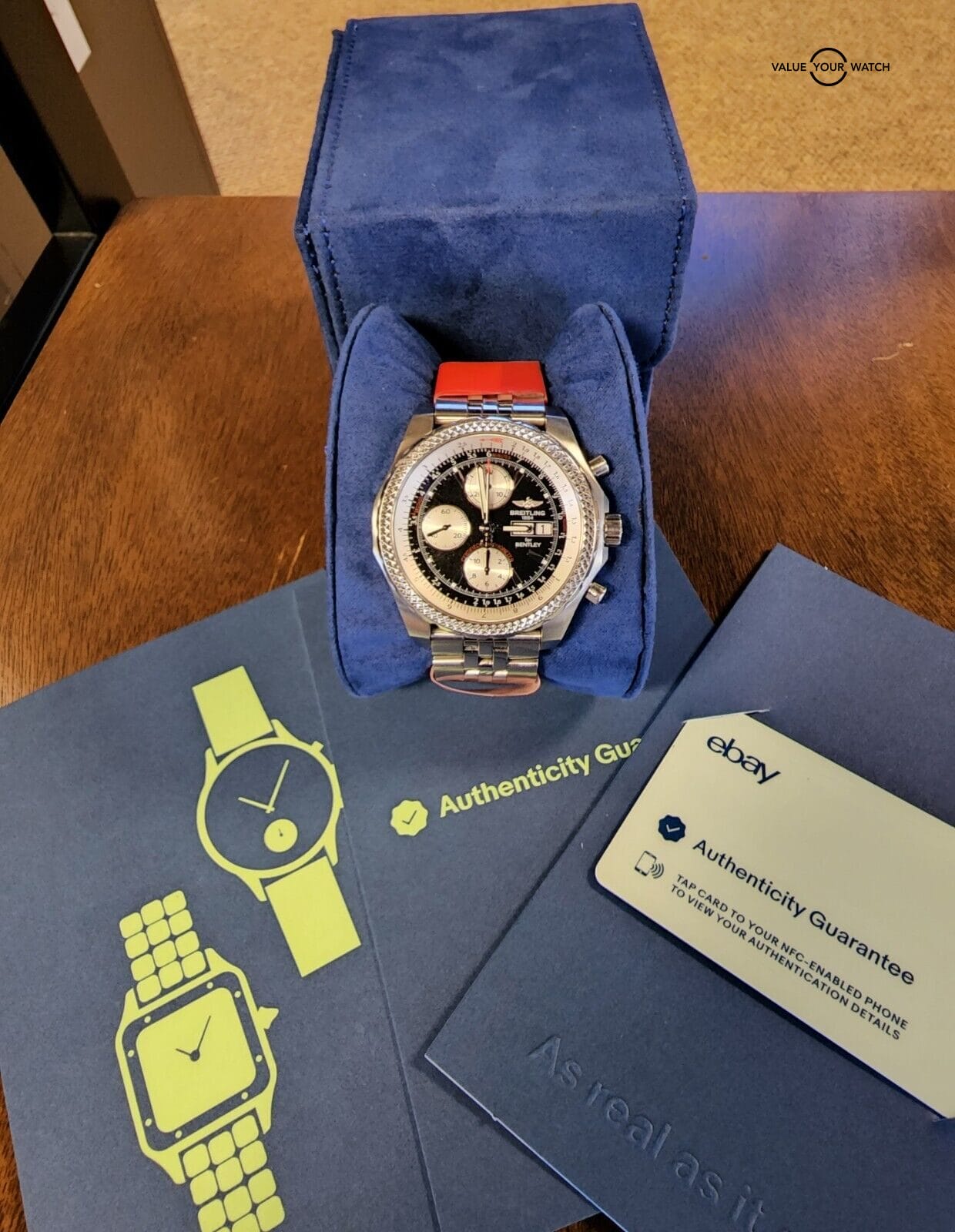 Breitling For Bentley Continental GT Blue Dial 44mm Watch-A13363 - Image 6