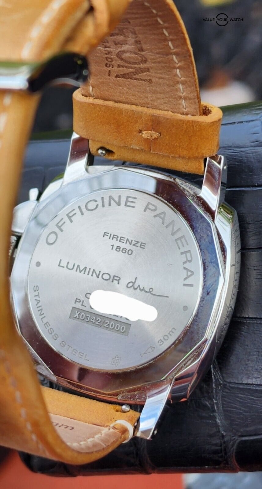 PANERAI 1250 Luminor Due PAM01250 Black Dial w/ Full Set & Ext Warranty - Image 4