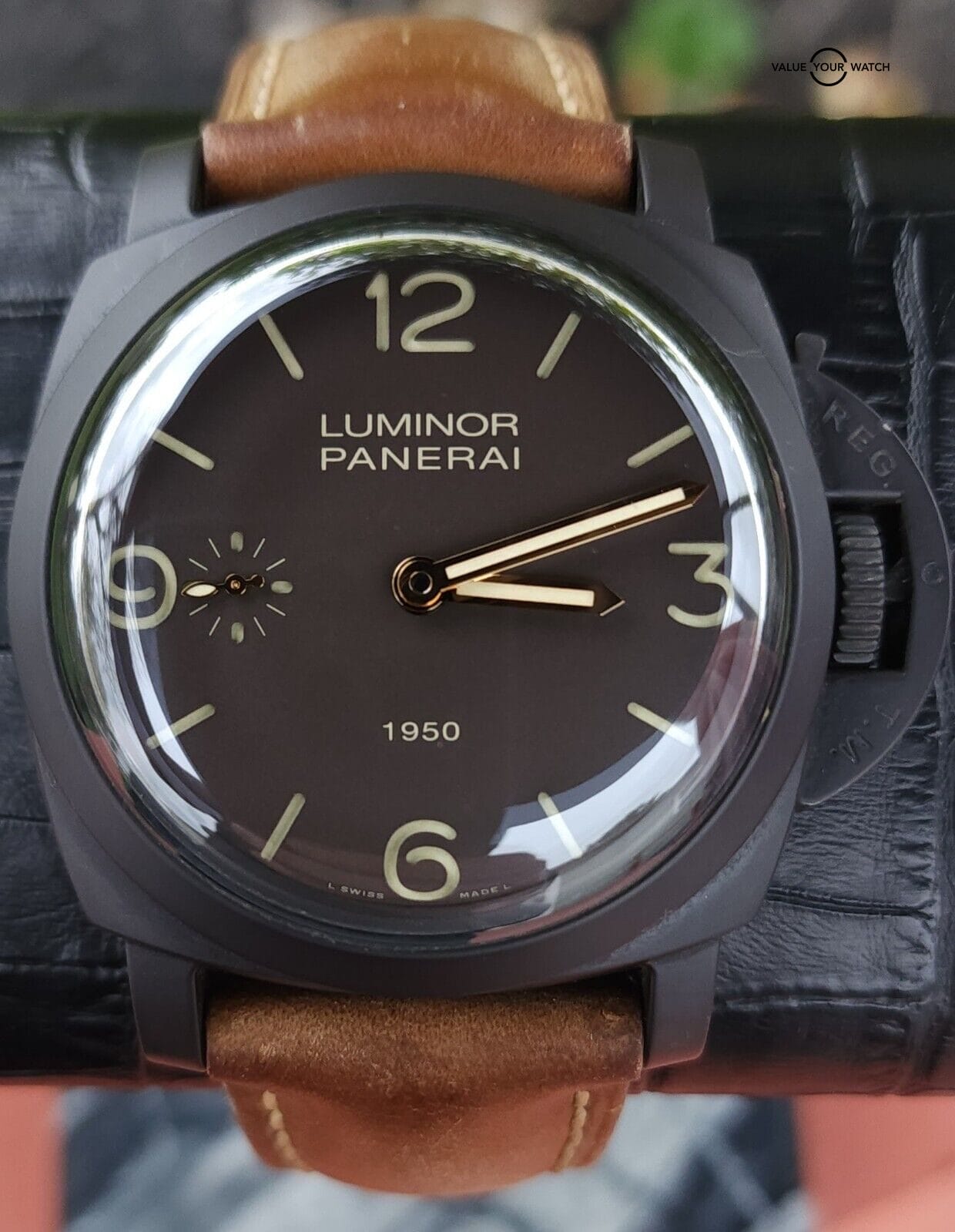 PANERAI 375 Luminor 1950 3 Days Composite (Black Fiddy) PAM00375 Limited Edition - Image 13