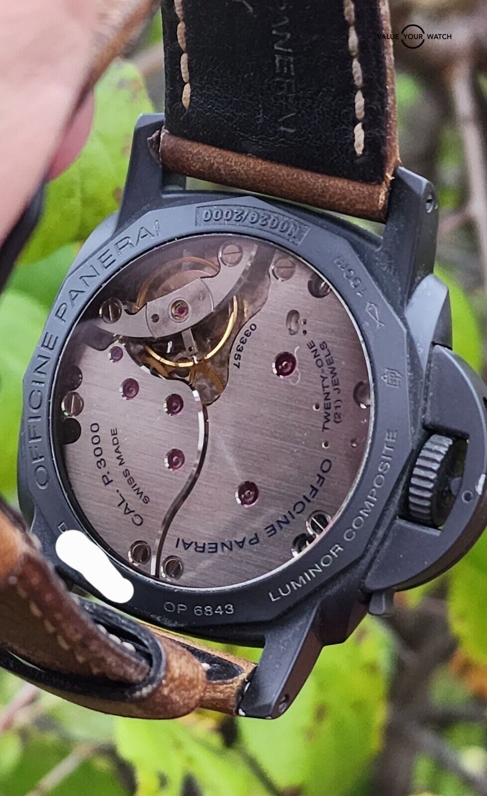 PANERAI 375 Luminor 1950 3 Days Composite (Black Fiddy) PAM00375 Limited Edition - Image 6